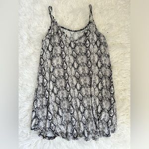 Snake print camisole